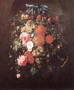 Still-Life with Flowers wf HEEM, Cornelis de